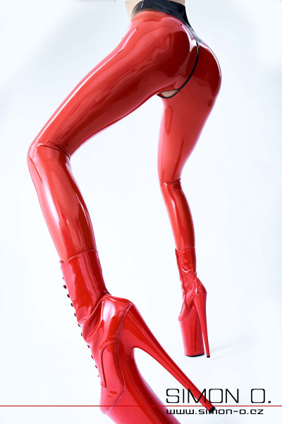 Latexové legíny s otvorem – SLUT COLLECTION