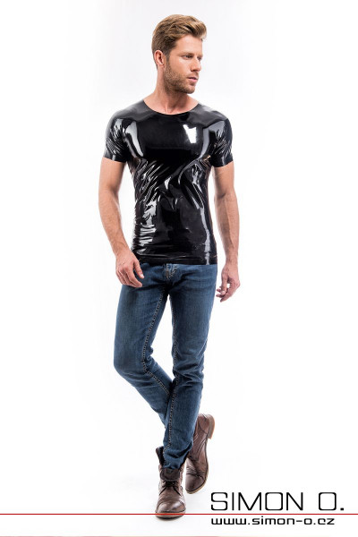 Latexové tričko s krátkým rukávem