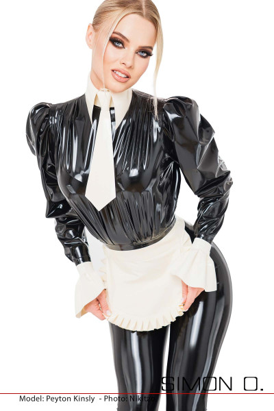 Latexová zástěra pro služku